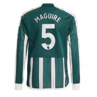Muški Nogometni Dres Manchester United Harry Maguire #5 Gostujuci 2023-24 Dugi Rukav